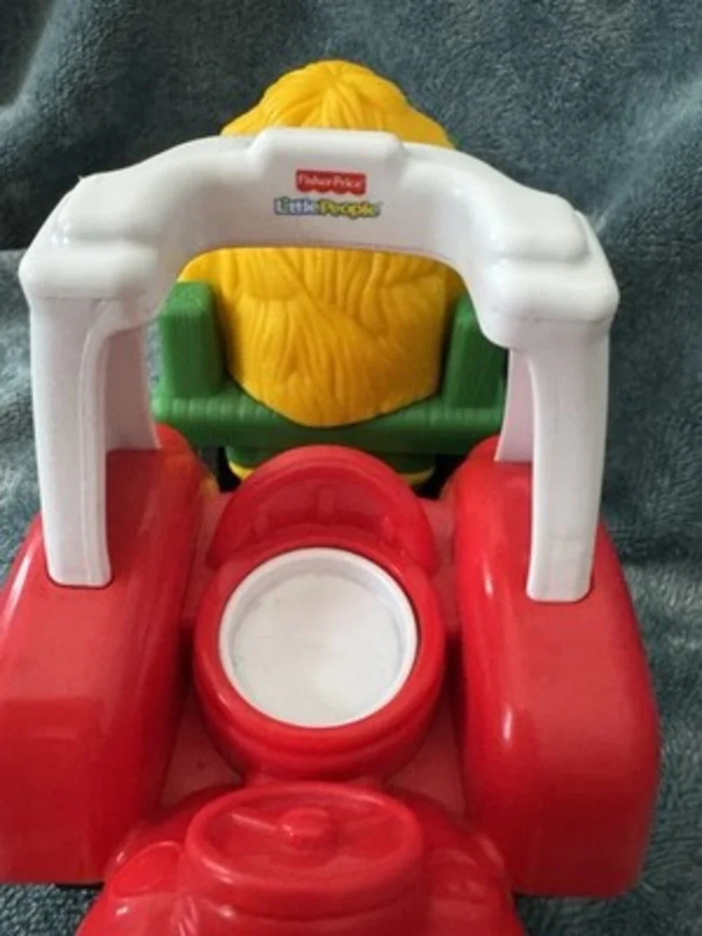 This 2007 Fisher-Price Little People Tow 'n Pull Tractor